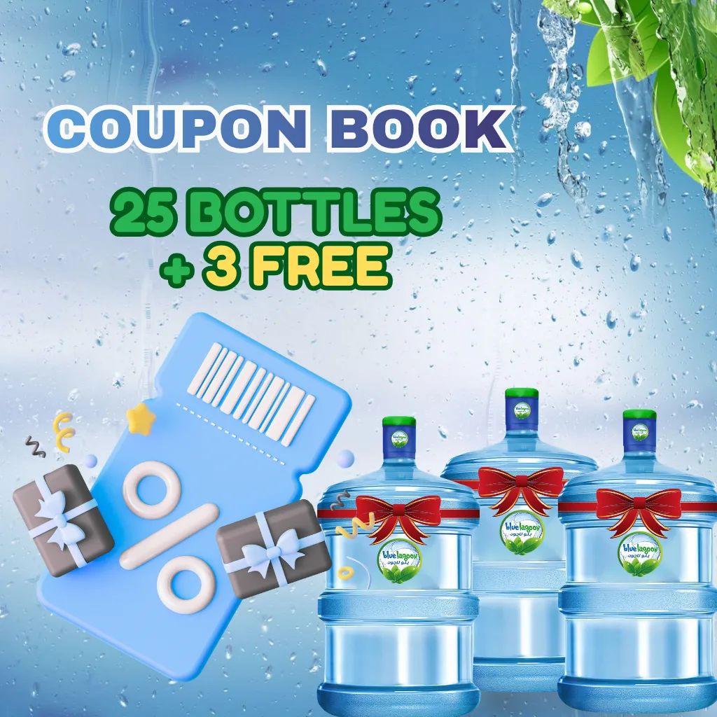 Package 28 bottles Blue Lagoon Water for delivery in Abu Dhabi
